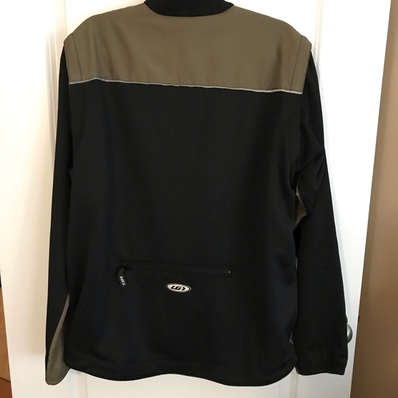 Louis Garneau Jacket Coat Vest Cycling Running Fleece Lined - Picture 2 of 11